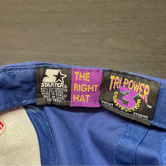 Vintage 90s Starter Quebec Nordiques Official NHL Hockey SnapBack Hat - Picture 14 of 14